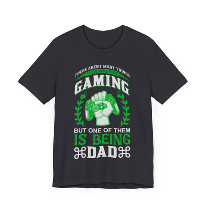 Love Being a Gamer Dad Unisex Jersey Short Sleeve Tee