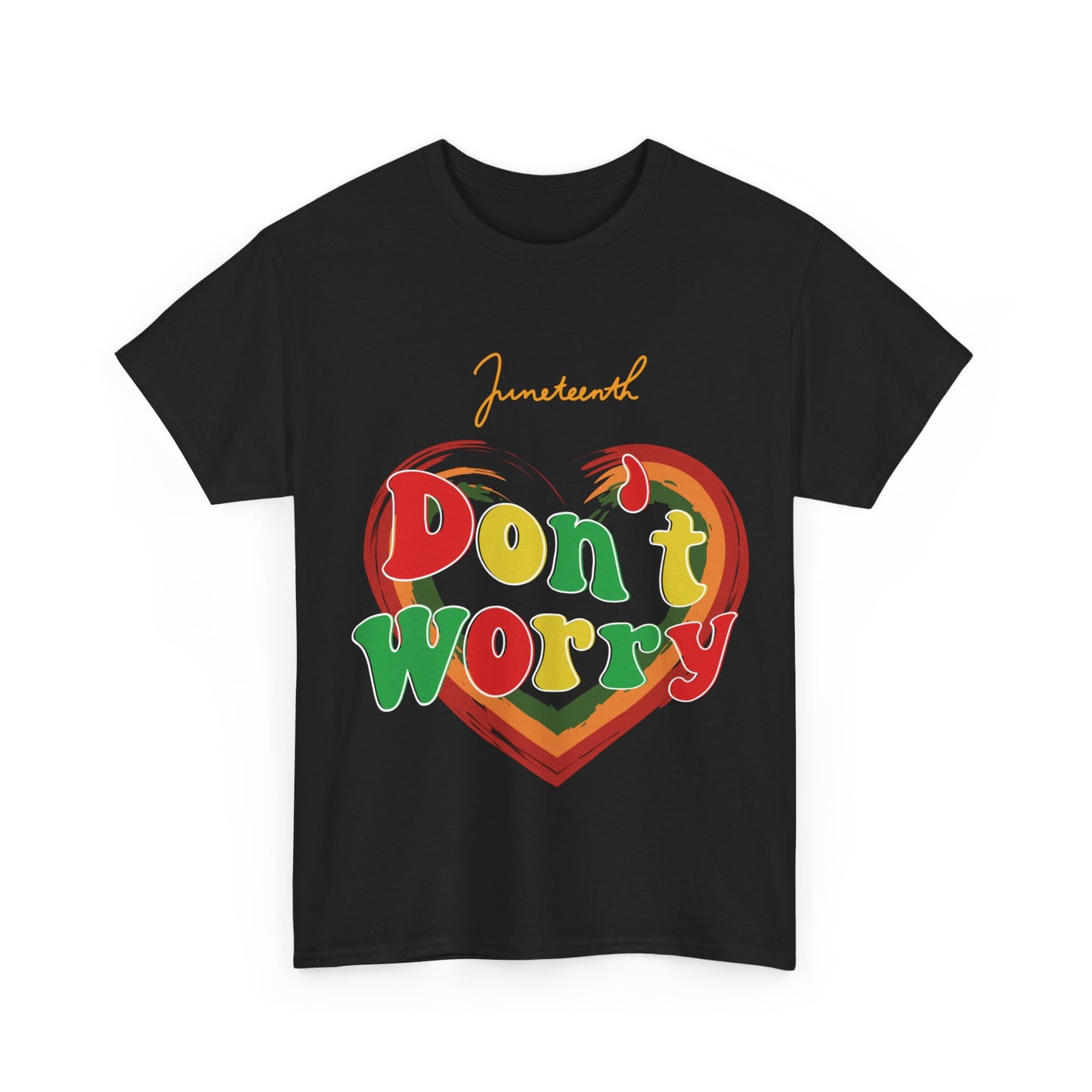 Juneteenth Freedom Unisex-T-Shirt aus schwerer Baumwolle | Erstklassiger Komfort und Haltbarkeit