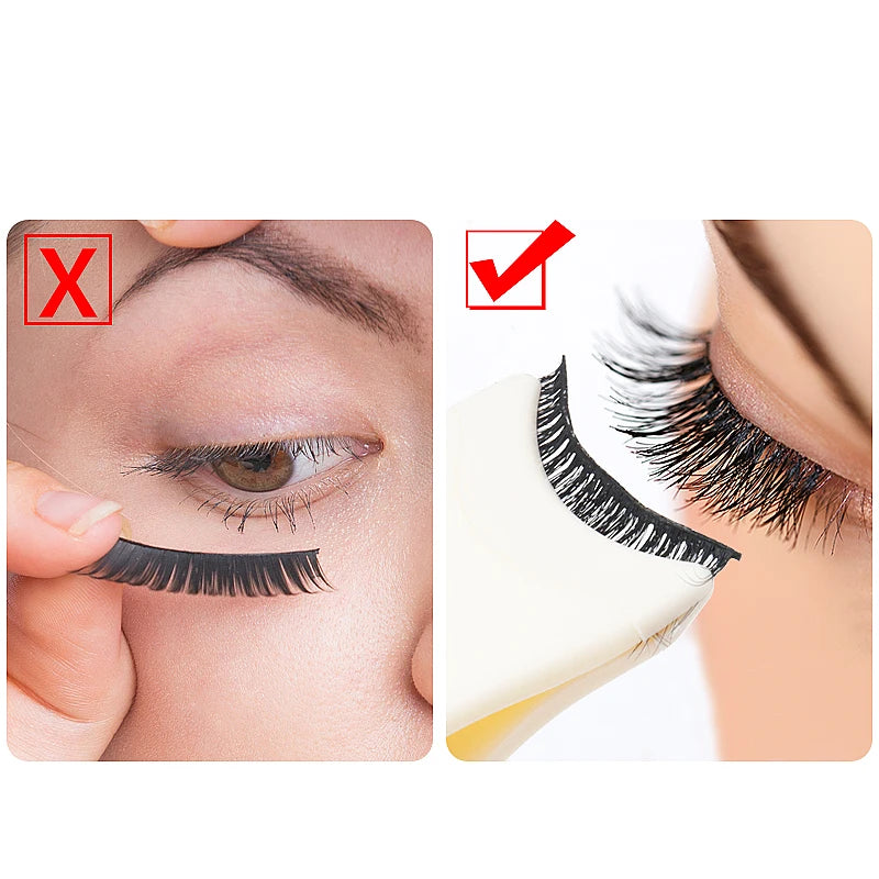 Paste False Eyelash Beauty Tools Fake Lashes Applicator Tweezers Mascara Eyelash Clip Aids Eyelash Curler Makeup Cosmetic Tool