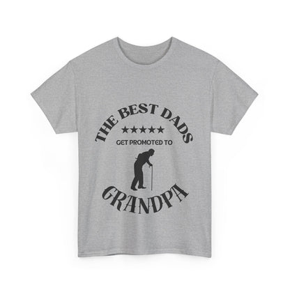 Celebrate Father's Day with a custom shirt for the best dad! Perfect for grandpas, this personalized gift shows he's promoted to Grandpa
