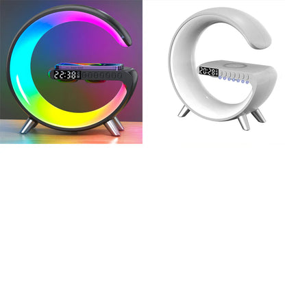 RadiantGlow G-Smart LED Lamp The Ultimate All-in-One Bluetooth Speaker, Wireless Charger, and Atmosphere Light with App Control