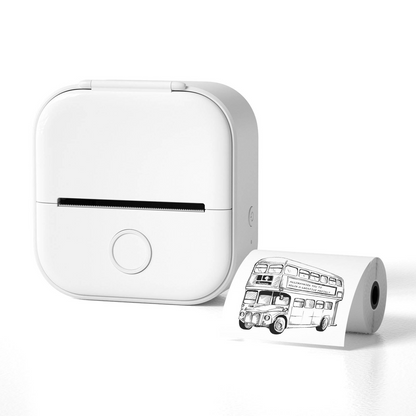 Portable Mini Bluetooth Thermal Label & Photo Printer - Perfect for Home, Students, and Price Tags